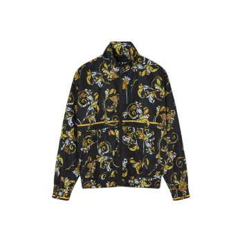 VERSACE JEANS COUTURE Jackets Coats Men's Black Gold