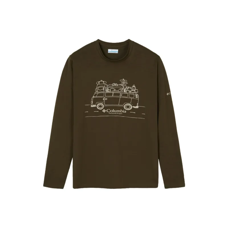 Columbia T Shirt Men's Army Green-0