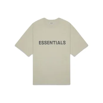 Fear Of God Essentials 3D Silicon Applique Boxy T Shirt