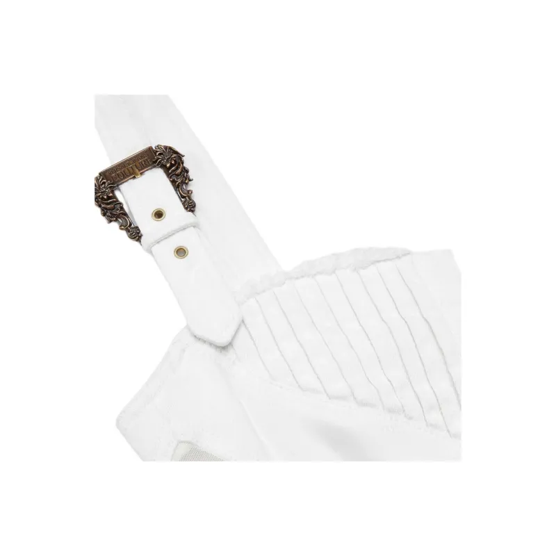 VERSACE JEANS COUTURE Sleeveless Dress Women's White-6