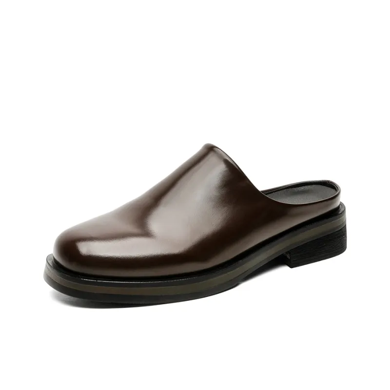 PAVEA Rubber Sole Slip Resistant Wrap toe Slippers Men's-11
