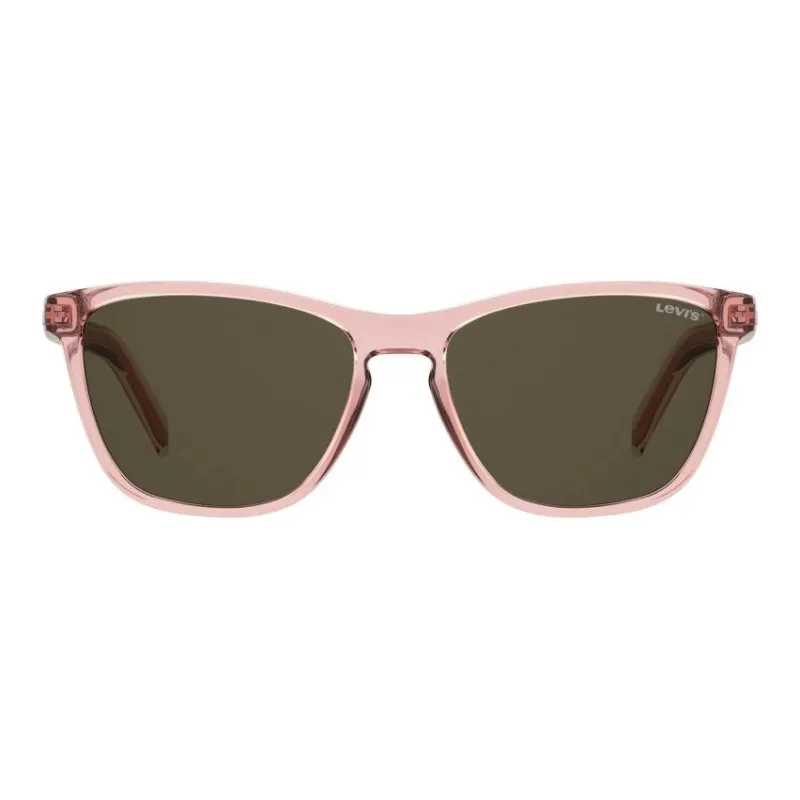 Levi's Plastic Rectangular Sunglasses Men's Pink-1