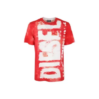 DIESEL T-Shirts Men Red