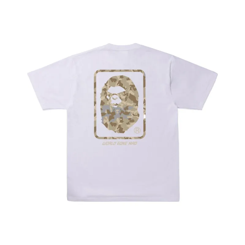 Bape Sand Camo Mad Face Tee-4