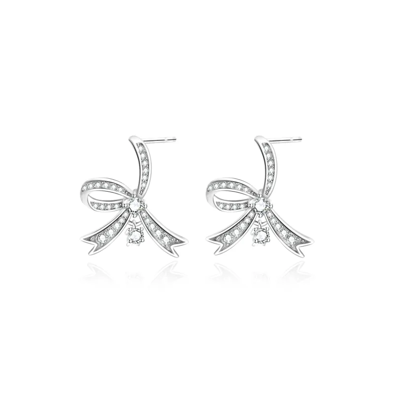 Branded Jewelry S925 Silver Earrings Women's-0