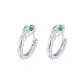 Phantom Spirit Hoop Earrings 1 Pair (Green Eye)