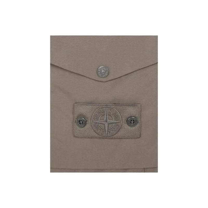 STONE ISLAND Ghost Collection Casual Shorts Men Brown-2