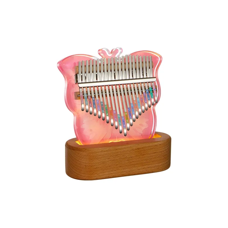 CEGA Acrylic Kalimba Fully Transparent Appearance 17/21 Keys Thumb Piano-26
