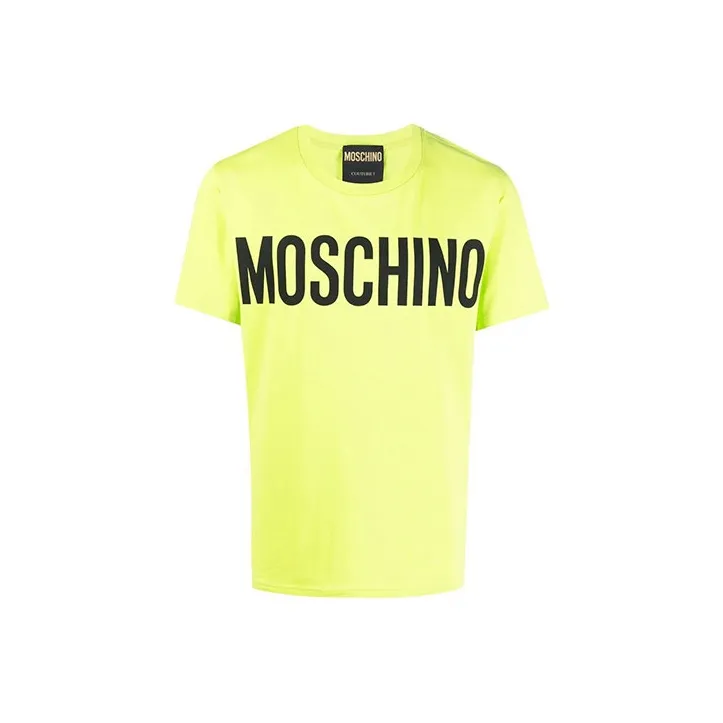 MOSCHINO T Shirts Men Green-0