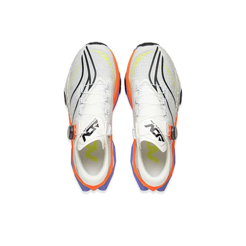 LiNing Anti Slip Wear Resistant Low Top Trail Running Shoes Men's Gray-3