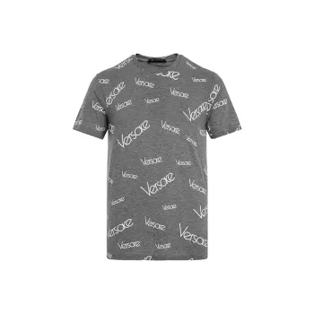 VERSACE T Shirts Men Gray