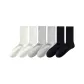 [Assorted 6 Pack/Boneless Layered]White Wide Stripes+White Pinstripe+Light Gray Wide Stripes+Light Gray Pinstripe+Black Wide Stripes+Black Pinstripe
