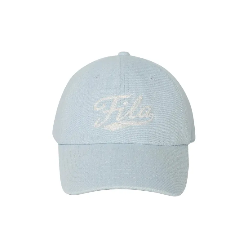 FILA Cotton Baseball Caps Unisex Light Blue-0