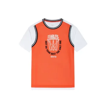 Erke T Shirts Men Orange