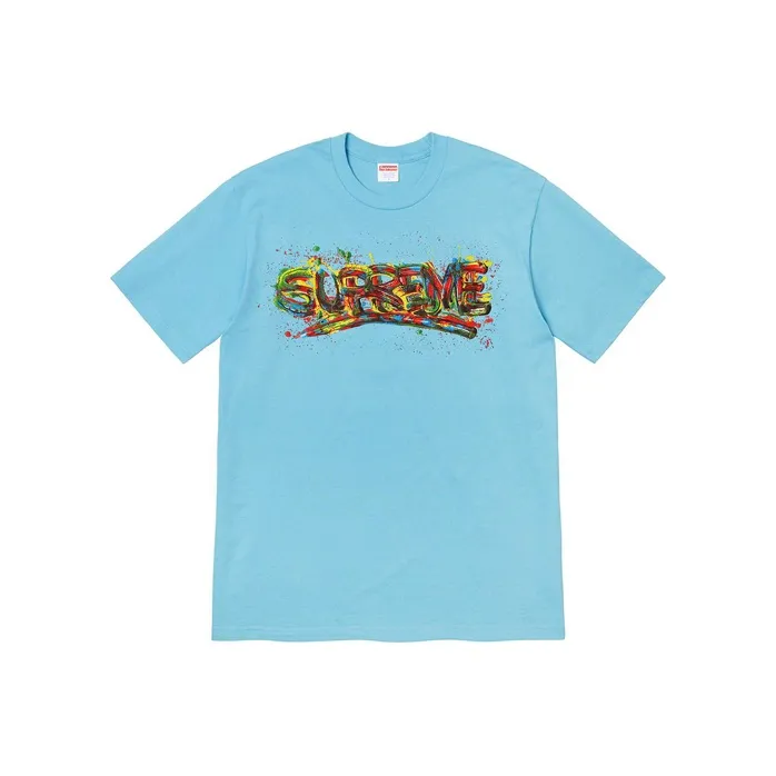Supreme Paint Logo Tee-0