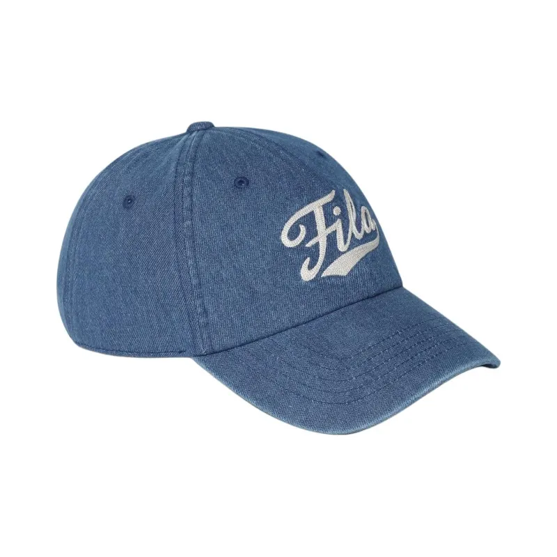 FILA 100% Cotton Baseball Caps Unisex Dark Blue-1
