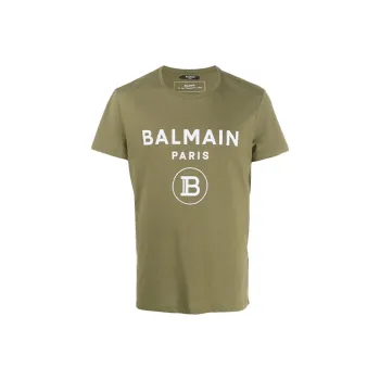 BALMAIN T-Shirts Men Green