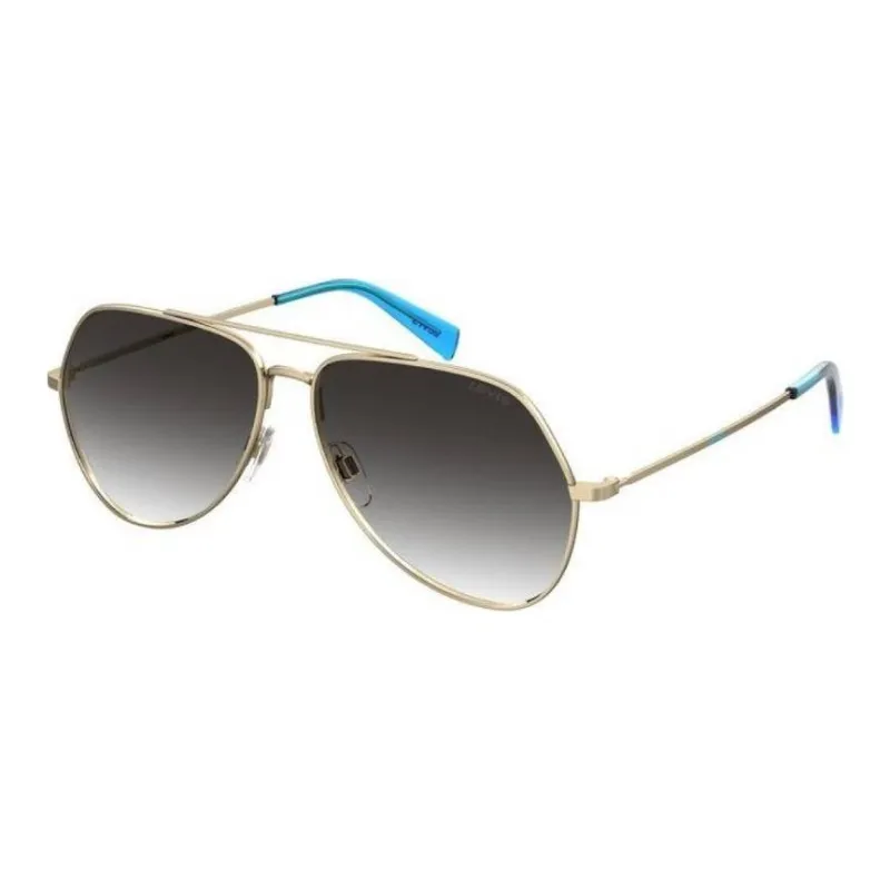 Levi's Stainless Steel Aviator Sunglasses Unisex Gold-0