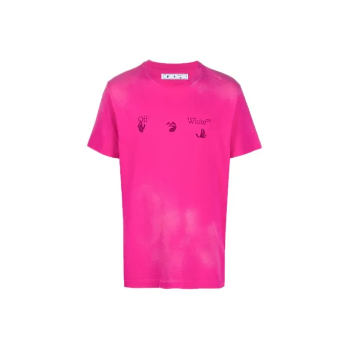 OFF-WHITE FW20 T-Shirts Men Pink-0