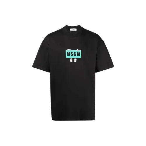 MSGM T Shirts Men Black