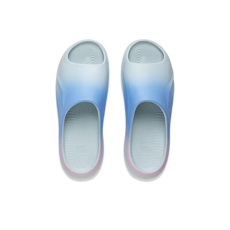 YINGXIONGLIANMENGYONGCHIPAIDUI x LiNing Soft Clap Slip Resistant Abrasion Resistant Slide Slippers Unisex Blue-3