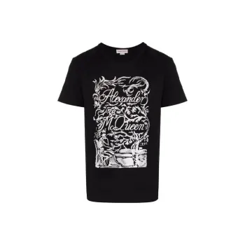 Alexander McQueen Logo print Short sleeved T shirt
