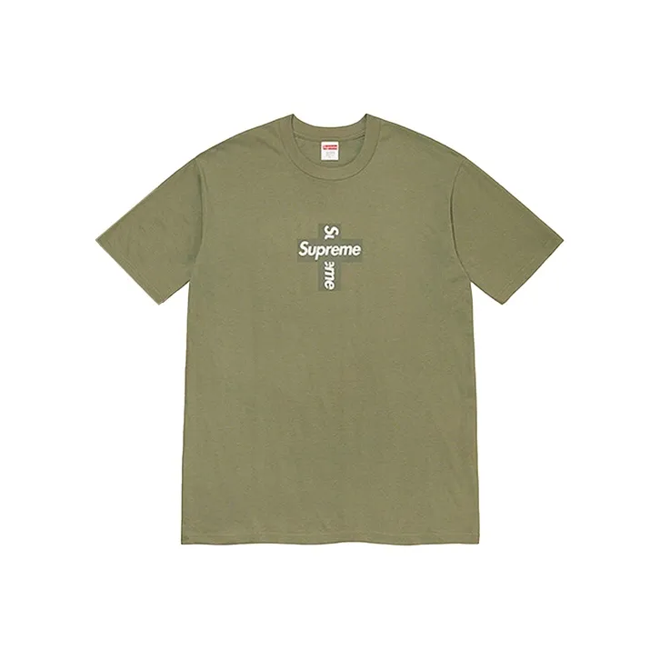 Supreme Cross Box Logo Tee-4