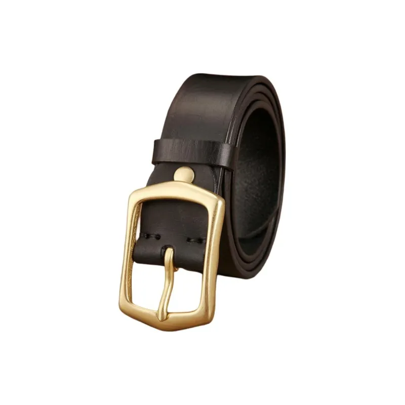 JEANSWEST Cow Leather Belts Men's Width  3.8cm-2