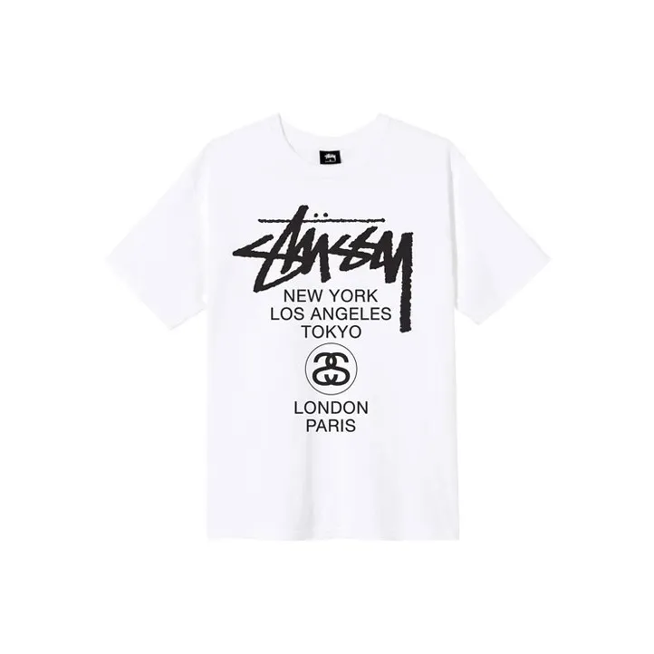 Stussy X Dover Street Market World Tour T Shirt-4