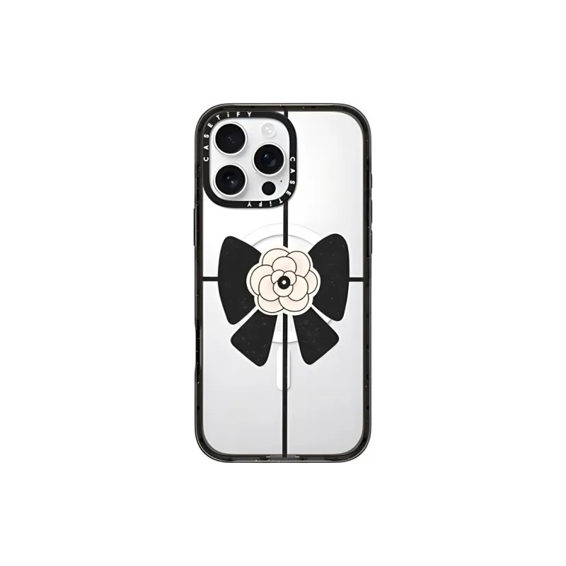 CASETIFY TPU Material Camellia Bowknot Phone Cases Compatibility With IPhone 16 Collection Girlish-2