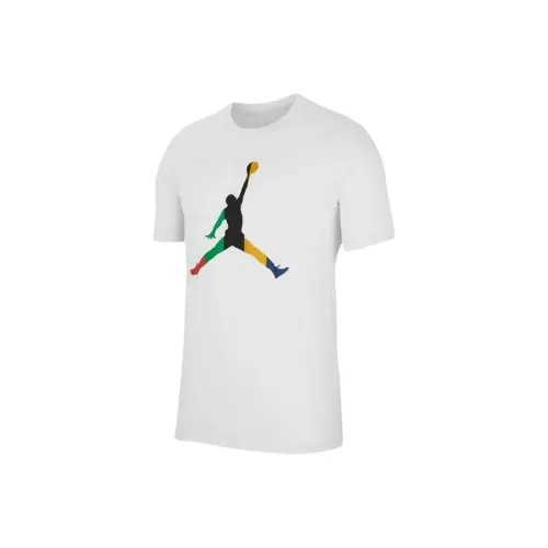 Jordan Set in Sleeve T Shirt Men's White