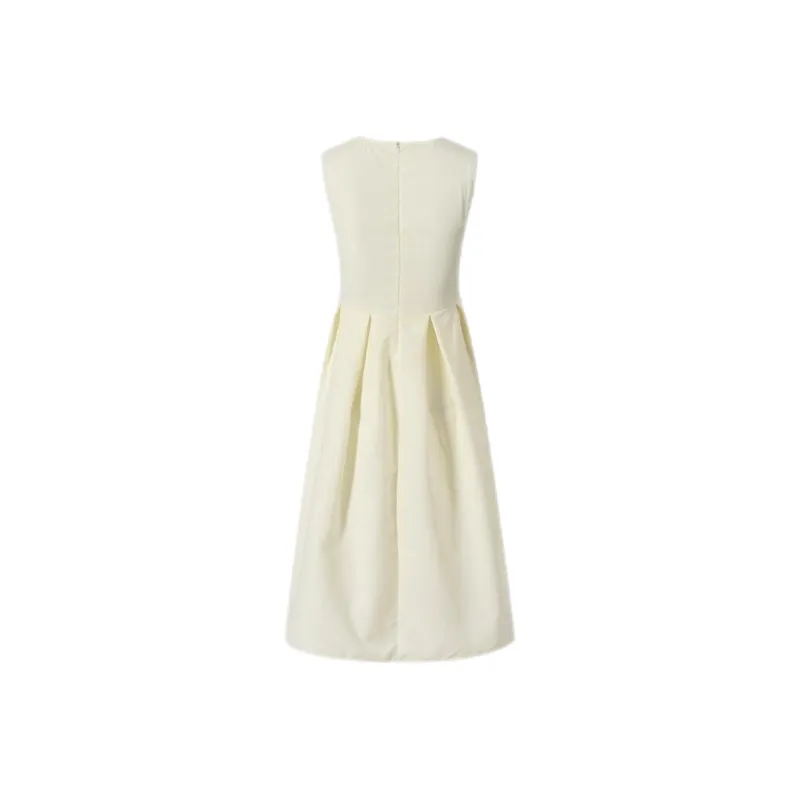 ABBY GODDESS Sleeveless Dress Women's White-1