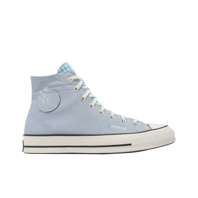 Chuck 70 Converse High 'Upcycled Chambray & Gingham'-1