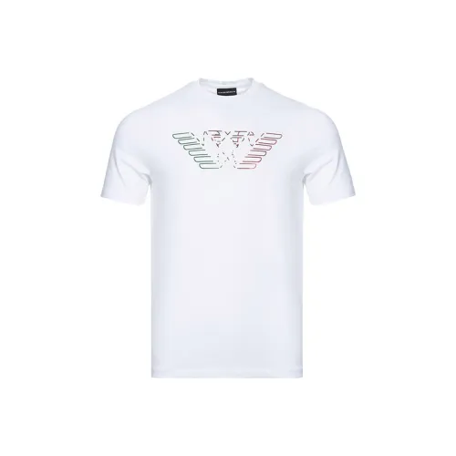 EMPORIO ARMANI T Shirts Men White