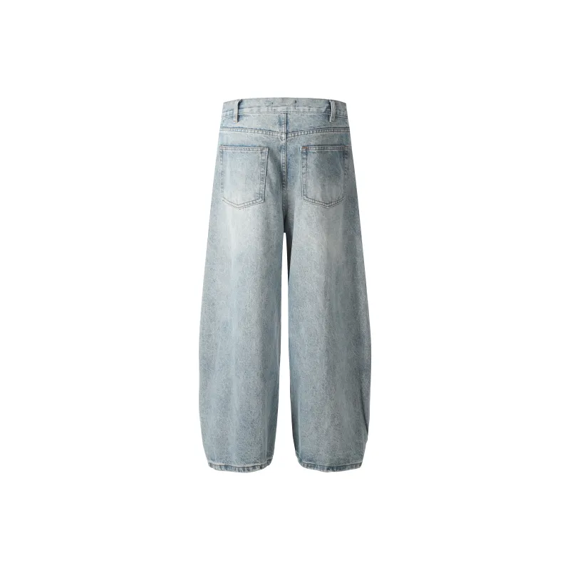 YINLEI Jeans Unisex Light Blue-1