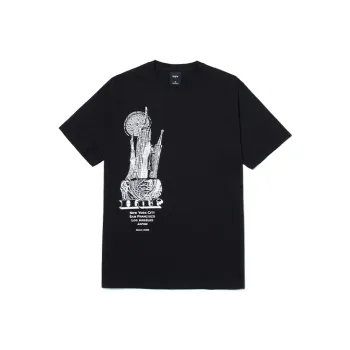 HUF T-Shirts Unisex Black