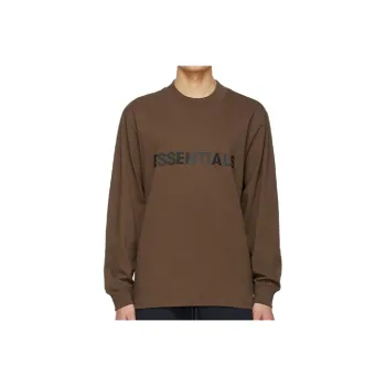 Fear Of God Essentials X Ssense Boxy Long Sleeve T Shirt Applique Logo