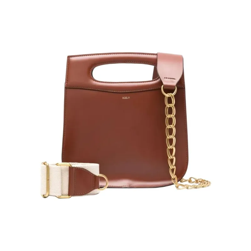 SOEUR Calfskin One Shoulder Handbag Regular Women's Brown-1