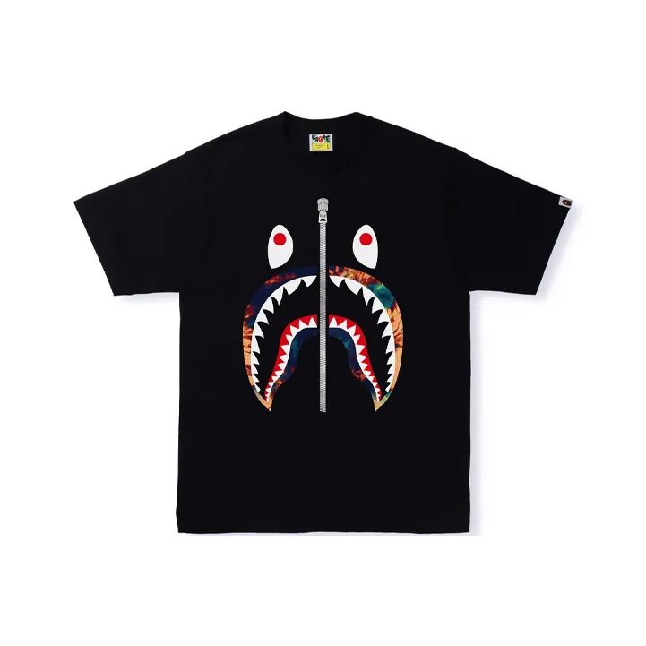 Bape Tie Dye Shark Tee-0