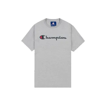 Champion T Shirt US Version Unisex Light Gray