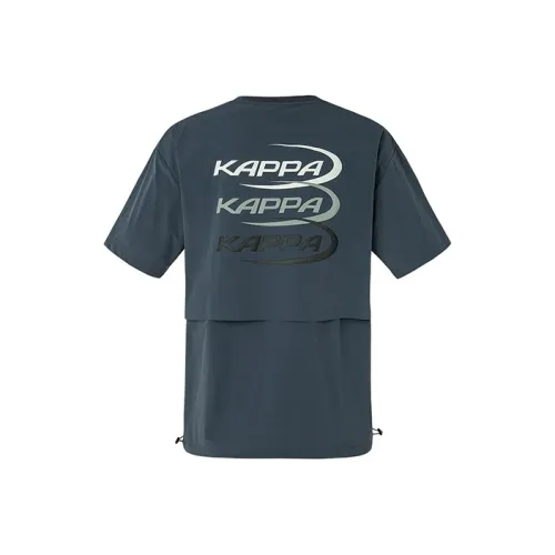 Kappa Straight T-Shirt Men's Shadow Gray