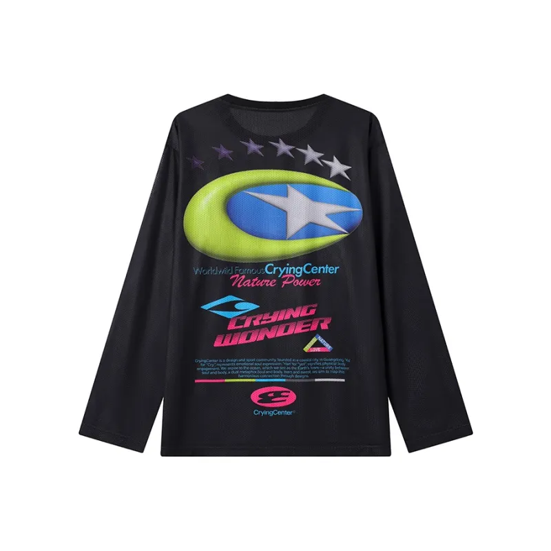 Crying Center Long Sleeved T Shirts Unisex-8