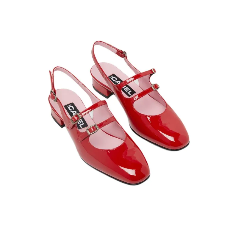 Carel Peche Casual Single Shoes Women's Red-3