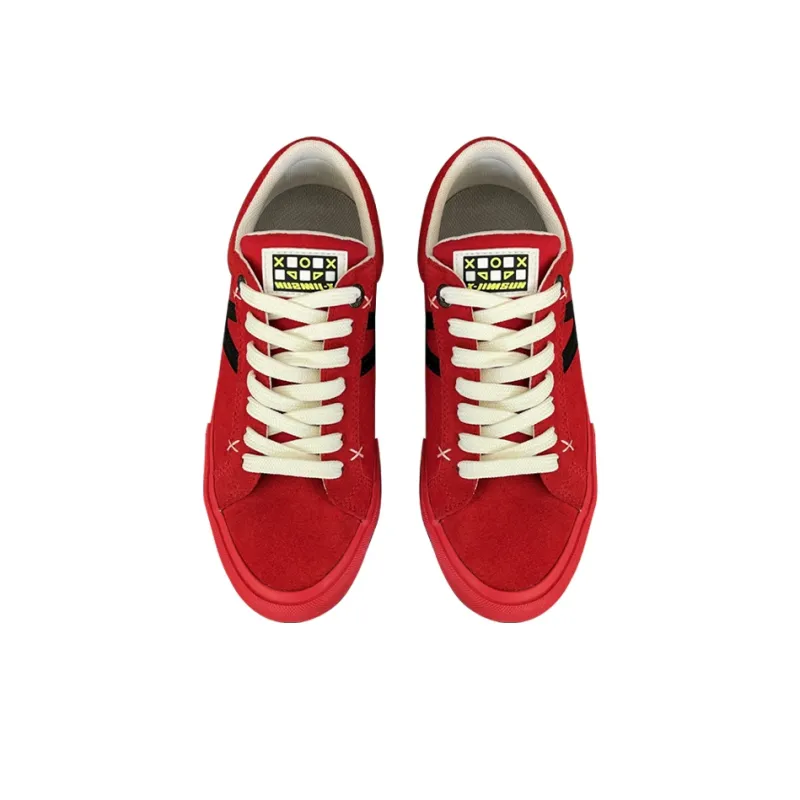 X JIMSUN Cushioning Balance Support Low Top Skateboard Shoes Unisex China Red-1