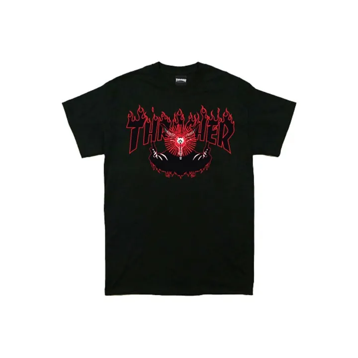 Thrasher T Shirt Japan Version Unisex Black-0