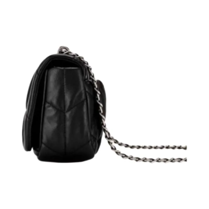 Hush Puppies Cow Leather Portable Crossbody Bag Shoulder Bag Medium Size Women's White/Black/Brown-2
