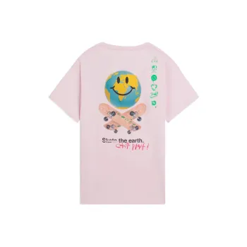 LiNing x OG_SLICK Skateboard SS22 T Shirt Unisex Pink