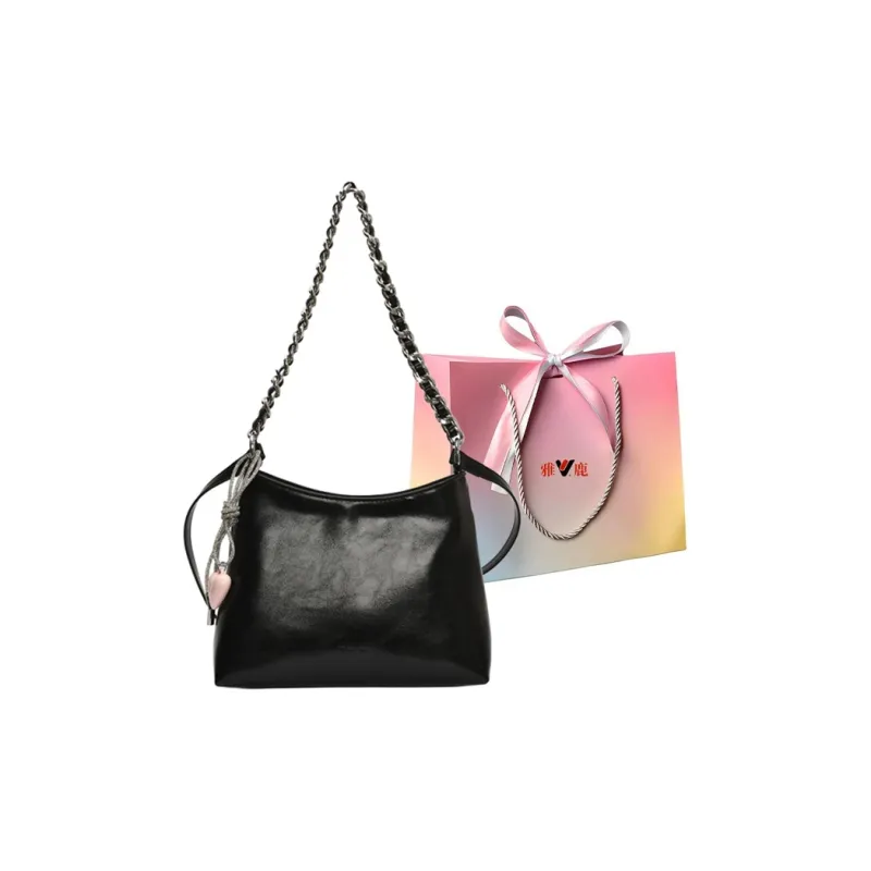 Yalu PU Portable Crossbody Bag, Shoulder Bag Regular Women's White/Silver/Black/Pink-14