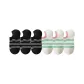 [6 Pack][100% cotton]3 Pack Black+3 Pack White Pink