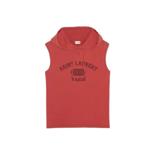 SAINT LAURENT T Shirts Men Red